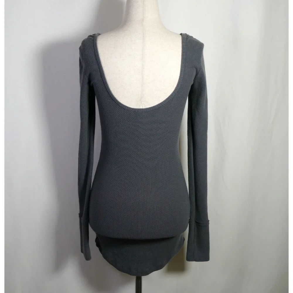 Free People Fairy Grunge Whimsigoth Crochet Thermal Top Size XS Festival Boho